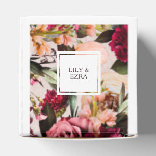 BURGUNDY UND BLUSH GESCHENKSCHACHTEL