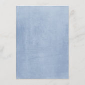 Burgundy und Dusty Blue Wedding Information Guest Begleitkarte (Rückseite)