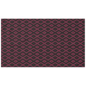 Burgundy- und Schwarz-Diamantmuster Tischdecke (Vorderseite (Horizontal))