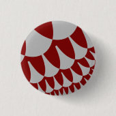 Burgundy und Silver Scales Button (Vorderseite)