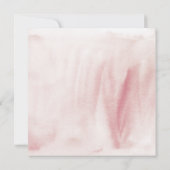 Burgundy Watercolor Eiffelturm Hochzeit Vielen Dan Einladung (Rückseite)