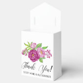 Burgundy Watercolor Peonys Personalisiert Gefällig Geschenkschachtel (Geöffnet)