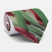 Burgundy Watercolor Protea Wedding Krawatte (Gerollt)