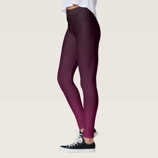 Burgundy Waves  Leggings (Links)