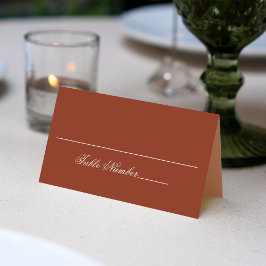 Burgundy Wedding Guest Tischnummer Platzkarte