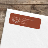 Burgundy Wedding Monogram Script Floral