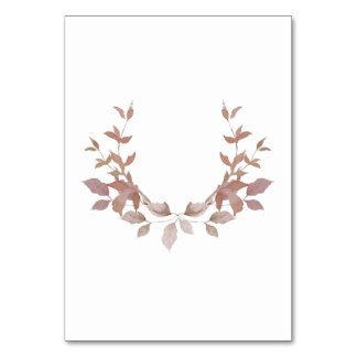 Burgundy Wedding Table Number Monogram Motif Tischnummer