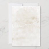 Burgundy Wildblumen Bridesmaids Luncheon Einladung (Rückseite)