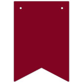Burgundy Wimpelkette (Dritte Fahne)