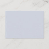 Burgundy Wine Dusty Blue Slate Wedding Empfang Begleitkarte (Rückseite)