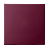 Burgundy Wine Solid Color | #5b0523 Fliese (Vorderseite)