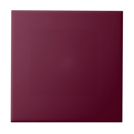 Burgundy Wine Solid Color | #5b0523 Fliese (Vorderseite)