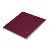 Burgundy Wine Solid Color | #5b0523 Fliese (Seite)