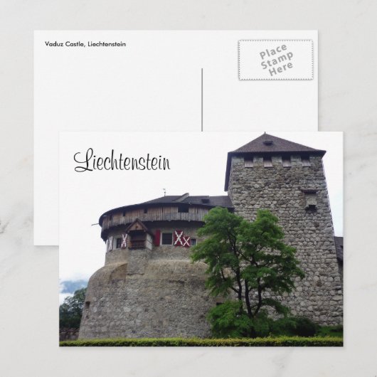 Burgvadukbaum Postkarte (Vorne/Hinten)