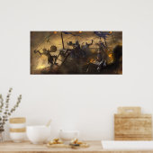 Burgverteidigung Poster (Küche)