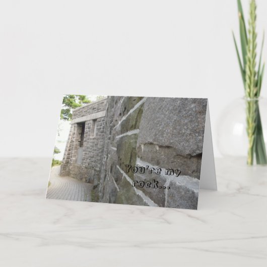 Burgwall Vatertag-Karte Karte (Vorderseite)