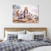 Burial, vom Künstler geätzt, veröffentlicht 1804 ( Leinwanddruck (Insitu (Schlafzimmer))