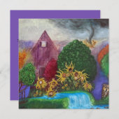 Buried Agony Original Art Feiertagskarte (Vorne/Hinten)