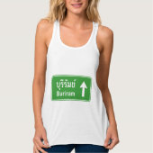 Buriram Ahead ⚠ Thai Highway Traffic ⚠ Tank Top (Vorderseite)