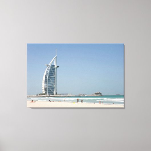 Burj Al Arab From Sunset Beach, Dubai Leinwanddruck (Vorderseite)