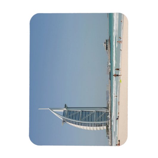 Burj Al Arab From Sunset Beach, Dubai Magnet (Vertikal)