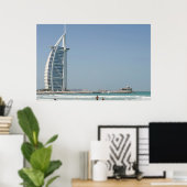 Burj Al Arab From Sunset Beach, Dubai Poster (Heimbüro)