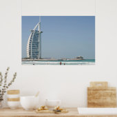 Burj Al Arab From Sunset Beach, Dubai Poster (Küche)