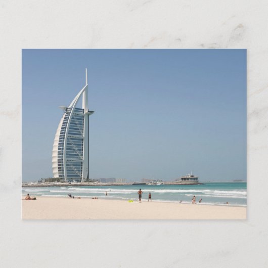Burj Al Arab From Sunset Beach, Dubai Postkarte (Vorderseite)