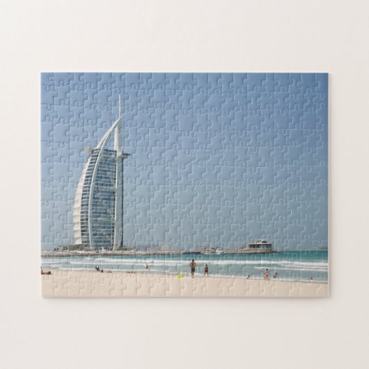 Burj Al Arab From Sunset Beach, Dubai Puzzle (Horizontal)