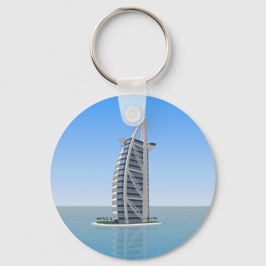 Burj Al Arab Hotel Dubai: 3D-Modell: Schlüsselanhänger (Vorderseite)