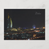 Burj Al Arab in night, Dubai - Postcard Postkarte (Vorderseite)