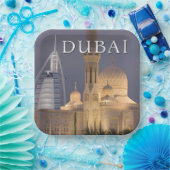 Burj al Arab | Moschee im Abend Dubai Pappteller (Party)