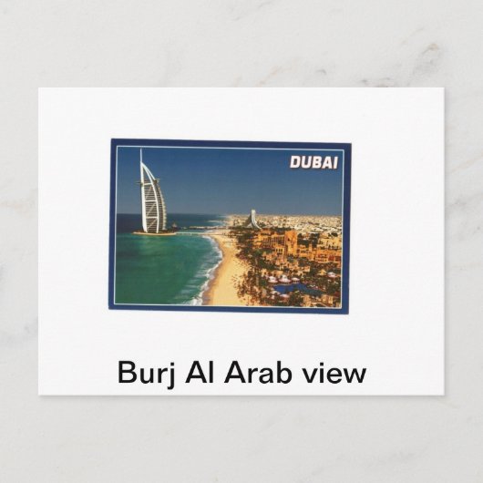 Burj Al Arab Postkarte (Vorderseite)
