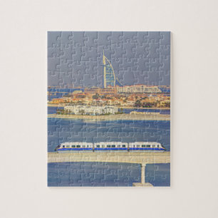 Burj Al Arab und Palm Jumeirah Monorail Puzzle