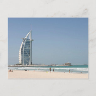 Burj Al Arab von Sunset Beach, Dubai Postkarte
