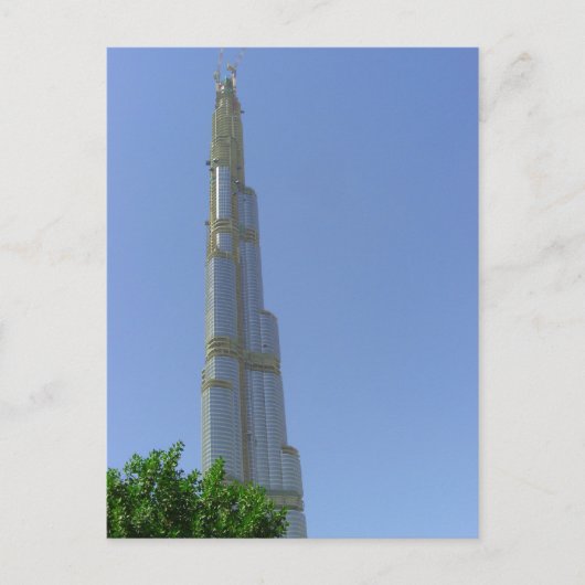 Burj Dubai, Dubai Tower, Burj Khalifa Postkarte (Vorderseite)