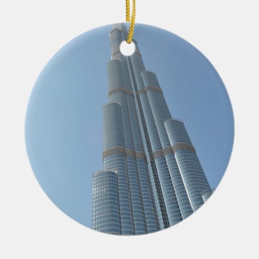 Burj Khalifa 3 Keramik Ornament (Vorne)