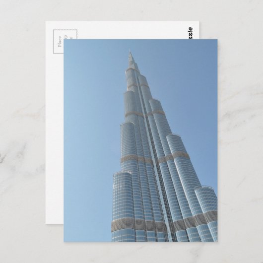 Burj Khalifa 3 Postkarte (Vorne/Hinten)