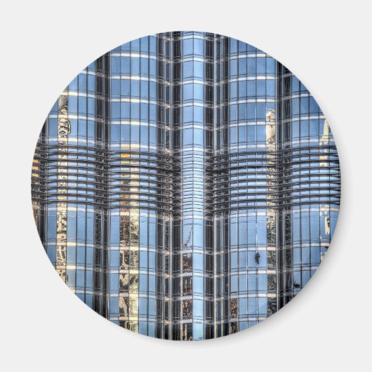 Burj Khalifa Abstrakt Magnet (Vorne)