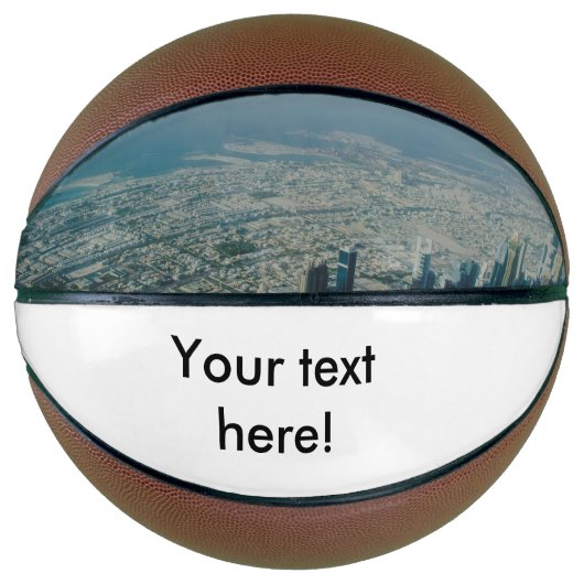 Burj Khalifa Ansicht, Dubai Basketball (Vorderseite)