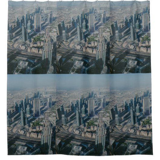Burj Khalifa Ansicht, Dubai Duschvorhang (Vorderseite)