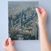 Burj Khalifa Ansicht, Dubai Flyer (Hand)