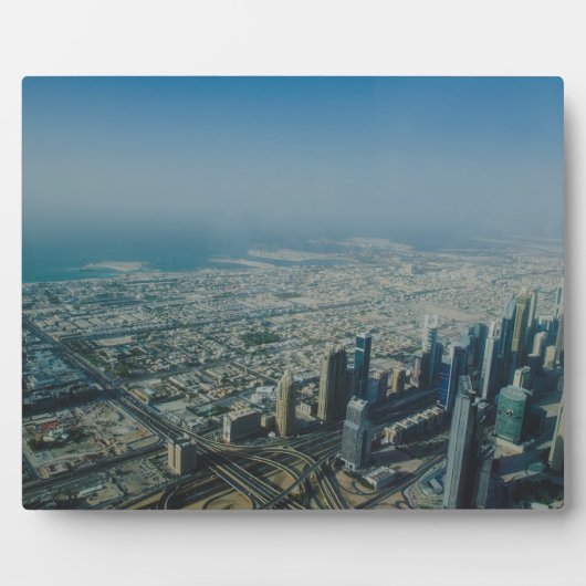 Burj Khalifa Ansicht, Dubai Fotoplatte (Vorderseite)