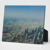 Burj Khalifa Ansicht, Dubai Fotoplatte (Seite)