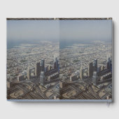 Burj Khalifa Ansicht, Dubai Gästebuch (Rückseite)