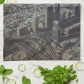 Burj Khalifa Ansicht, Dubai Handtuch (Gefaltet)