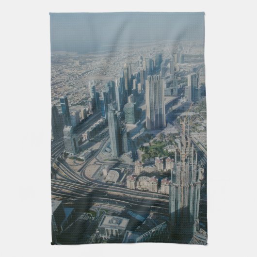 Burj Khalifa Ansicht, Dubai Küchentuch (Vertikal)