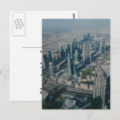 Burj Khalifa Ansicht, Dubai Postkarte (Vorne/Hinten)