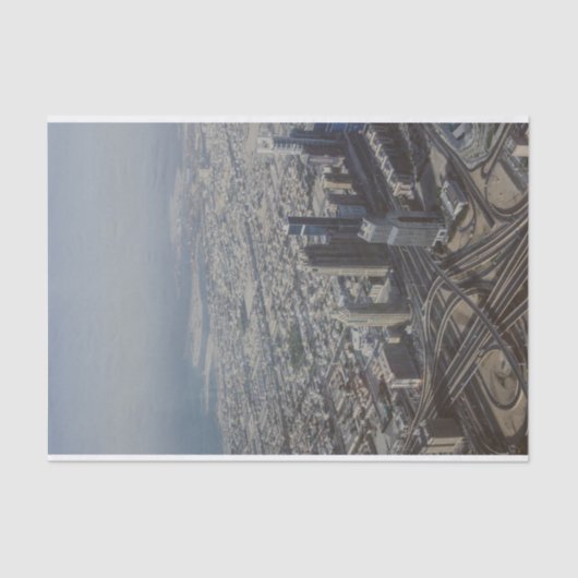 Burj Khalifa Ansicht, Dubai Seidenpapier (Vorderseite)