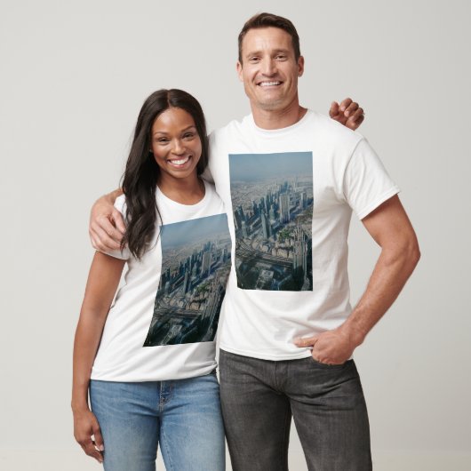 Burj Khalifa Ansicht, Dubai T-Shirt (Unisex)
